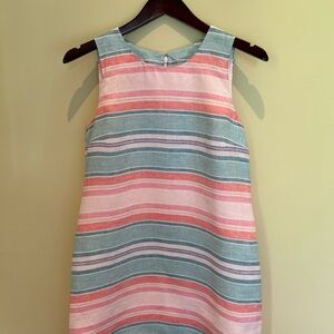 Island Company Pink and Blue Sheath Mini Dress